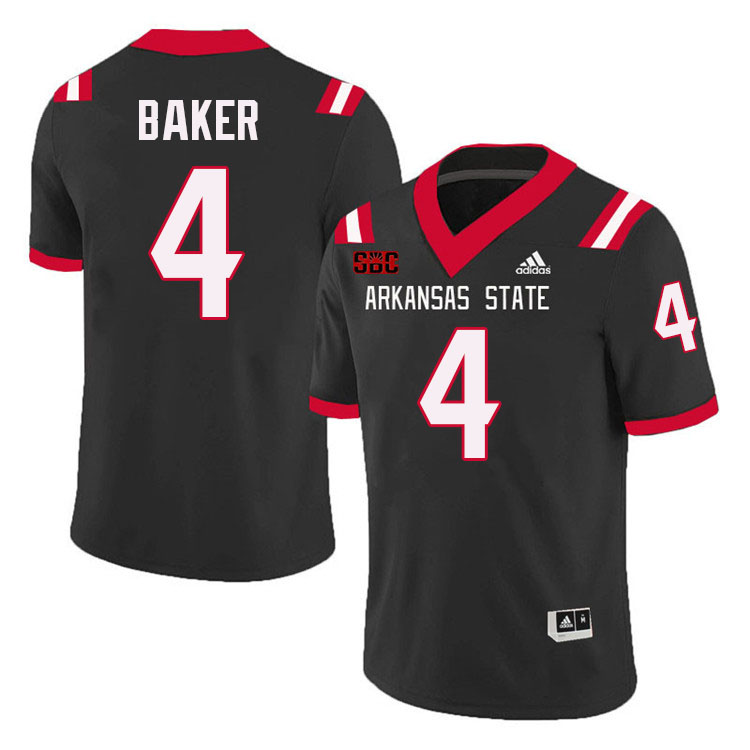 Demarcus Baker Arkansas State Jersey,Arkansas State Red Wolves Football Uniforms,Jersey-Black